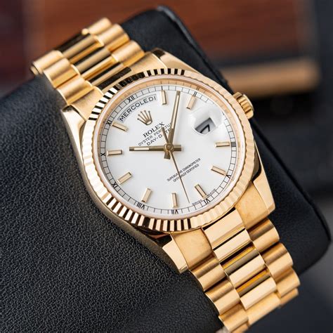 rolex clinton|Rolex day date white.